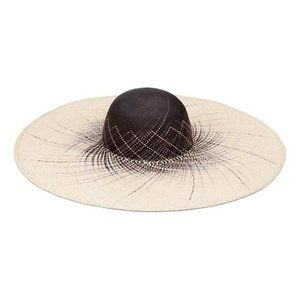 Eugenia Kim Sunny Ombre Starbust Palm Straw Sun Hat, NWT